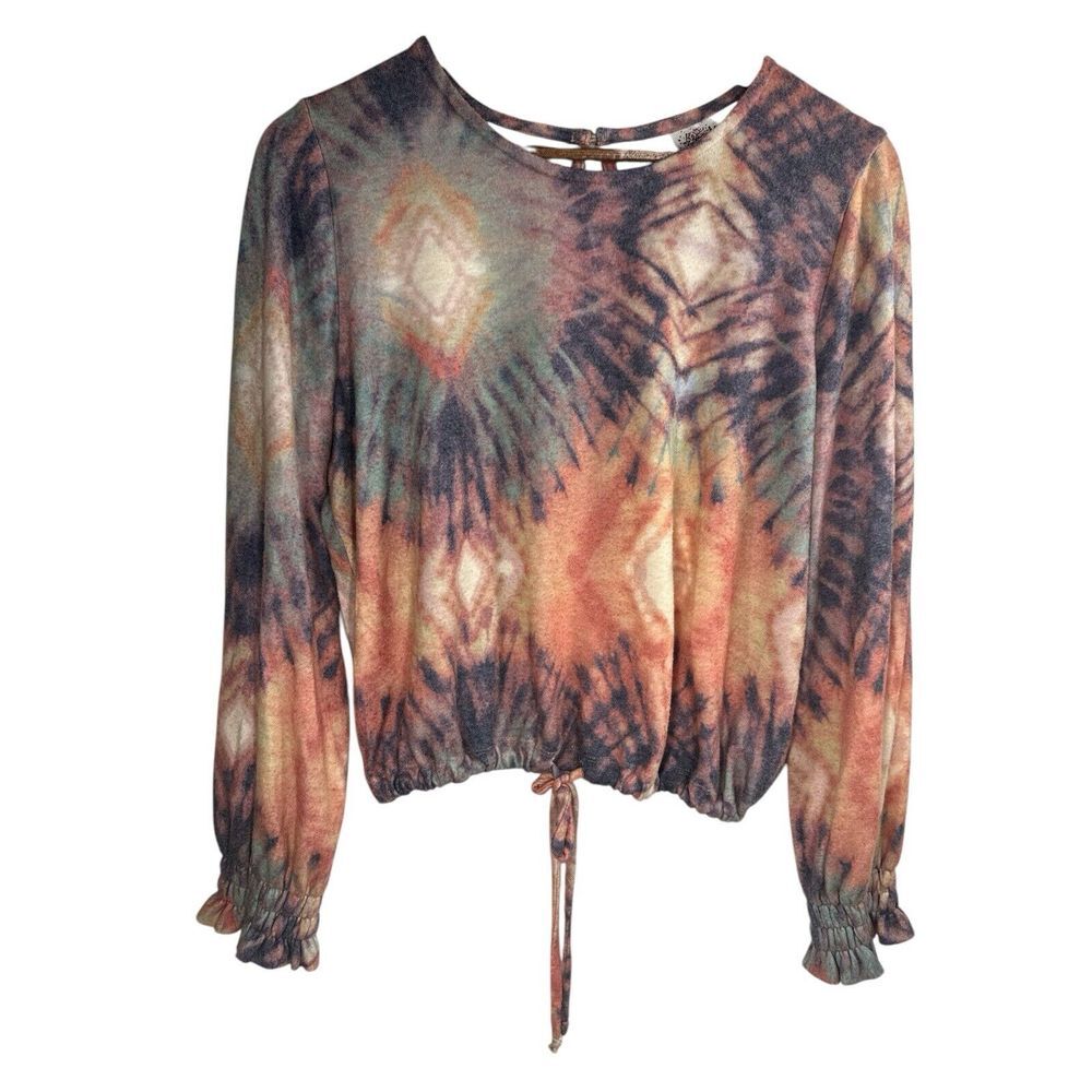 Self Esteem Large Super Soft Fleece Long Sleeve Pullover Sweatshirt Size M